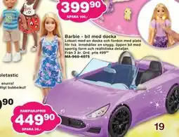 Lekextra Barbie - bil med docka erbjuda