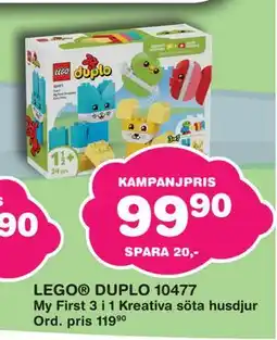 Lekextra LEGO DUPLO 10477 erbjuda