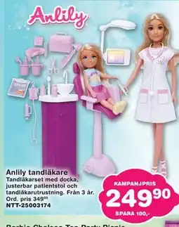 Lekextra Anlily tandläkare erbjuda