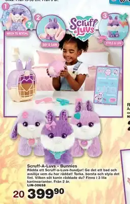 Lekextra Scruff-A-Luvs - Bunnies erbjuda