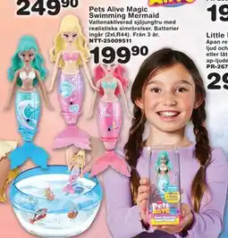 Lekextra Pets Alive Magic Swimming Mermaid erbjuda