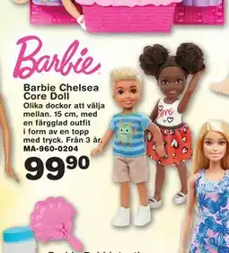 Lekextra Barbie Chelsea Core Doll erbjuda