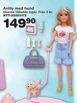 Lekextra Anlily med hund erbjuda