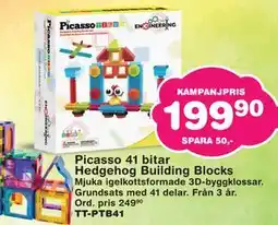 Lekextra Picasso 41 bitar Hedgehog Building Blocks erbjuda