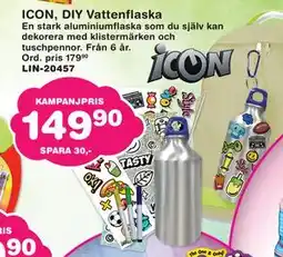 Lekextra ICON, DIY Vattenflaska erbjuda