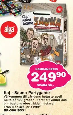 Lekextra Kaj - Sauna Partygame erbjuda