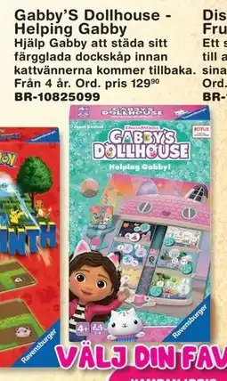 Lekextra Gabby’S Dollhouse Helping Gabby erbjuda
