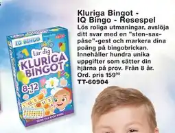 Lekextra Kluriga Bingot IQ Bingo - Resespel erbjuda