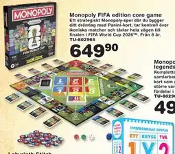 Lekextra Monopoly FIFA edition core game erbjuda
