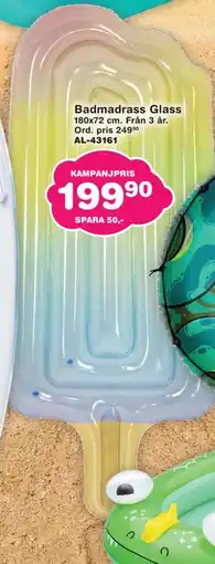 Lekextra Badmadrass Glass erbjuda