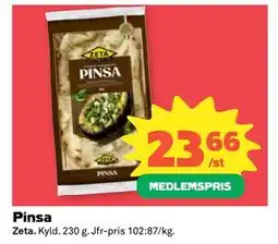 Coop Pinsa, Medlemspris erbjuda