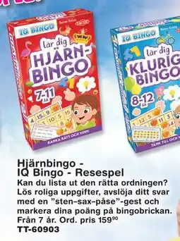Lekextra Hjärnbingo IQ Bingo - Resespel erbjuda