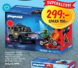 Leklust Playmobil® 72066 Taktisk polisenhet Med motorcykel erbjuda