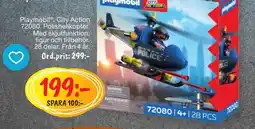 Leklust Playmobil City Action 72080 Polishelikopter erbjuda