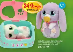 Leklust Baby Paws Just Born Gosedjur erbjuda