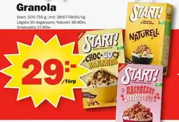 Pekås Start Granola erbjuda