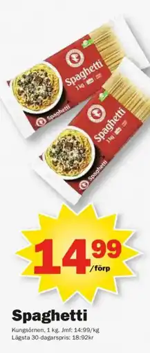 Pekås Kungsörnen Spaghetti erbjuda
