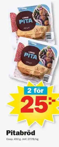 Pekås Coop Pitabröd erbjuda