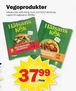 Pekås Hälsans Kök Vegoprodukter erbjuda