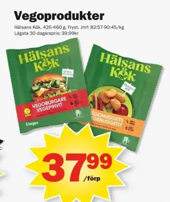 Pekås Hälsans Kök Vegoprodukter erbjuda