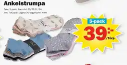 Pekås Ankelstrumpa erbjuda
