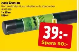 Jem&Fix Ogräsduk erbjuda