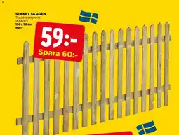 Jem&Fix Staket skagen erbjuda