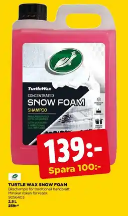Jem&Fix Turtle wax snow foam erbjuda