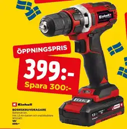 Jem&Fix Einhell Borrskruvdragare erbjuda