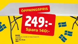 Jem&Fix Bord erbjuda