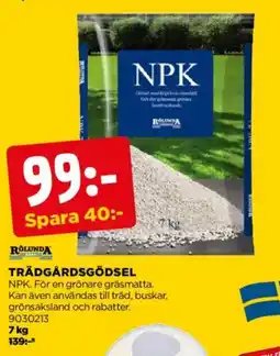 Jem&Fix Trädgårdsgödsel erbjuda