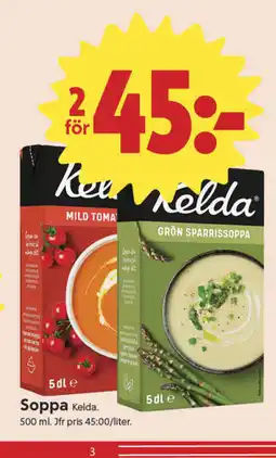 ICA Nära Kelda Soppa erbjuda