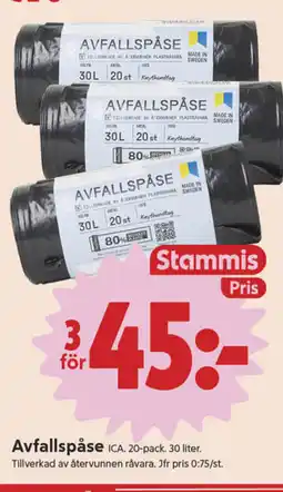 ICA Nära ICA Avfallspåse erbjuda