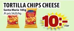 Matvärlden Tensta Santa Maria Tortilla chips cheese erbjuda