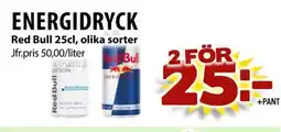 Matvärlden Tensta Red Bull Energidryck erbjuda