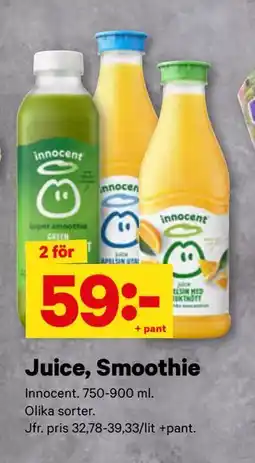 City Gross Juice, Smoothie erbjuda