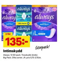 City Gross Intimskydd erbjuda