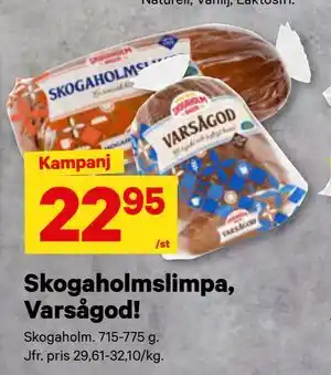 City Gross Skogaholmslimpa, Varsågod! erbjuda