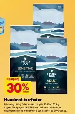 City Gross Hundmat torrfoder erbjuda