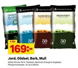 City Gross Jord, Gödsel, Bark, Mull erbjuda