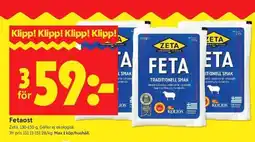 ICA Kvantum ZETA Fetaost erbjuda