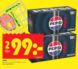 ICA Kvantum PEPSI Läsk erbjuda