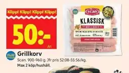 ICA Kvantum SCAN Grillkorv erbjuda