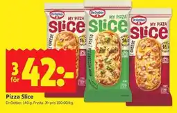 ICA Kvantum DR. OETKER Pizza slice erbjuda