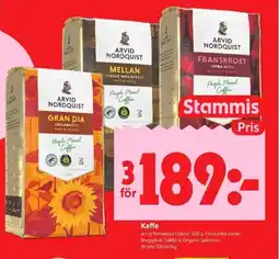 ICA Kvantum ARVID NORDQUIST Kaffe erbjuda