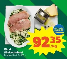 Coop FÄRSK FLÄSKSCHNITZEL erbjuda