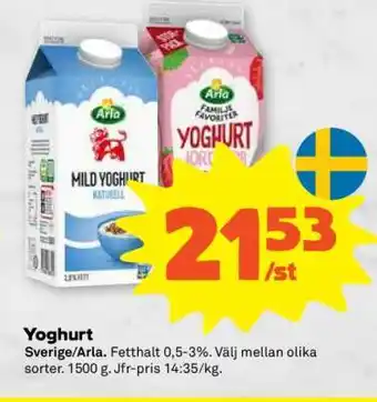 Coop Yoghurt erbjuda