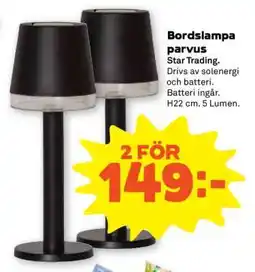 Coop Bordslampa parvus erbjuda