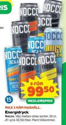 Coop ENERGIDRYCK erbjuda