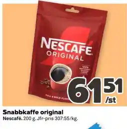 Coop Snabbkaffe Original erbjuda
